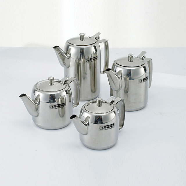 Stainless Steel Teapot with Filter, 1.5 Liter, Zebra Thailand - ImportFood